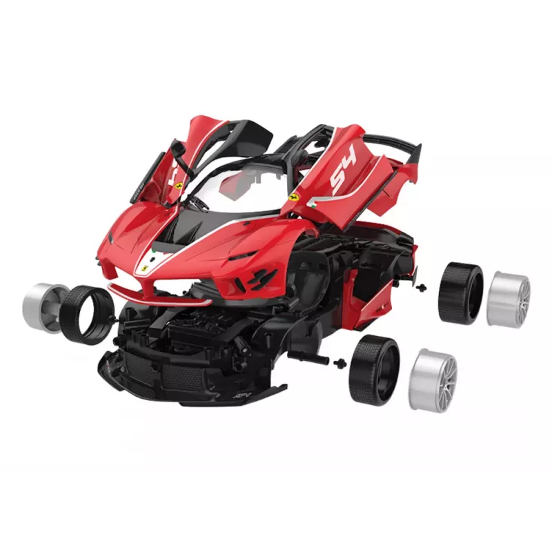 Ehitusklotsid Auto RC Rastar 1:18 Ferrari FXXK EVO Punane 88 tk.