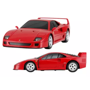 RASTAR RC Sports Car 1:24 Remote Controlled Ferrari F40 Red