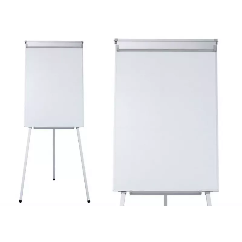 LEAN Magnetiline flipptahvel statiivil, valge 70x100 cm