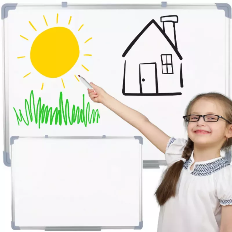 LEAN Magnetic Hanging Board Dry Erase White 90x60cm