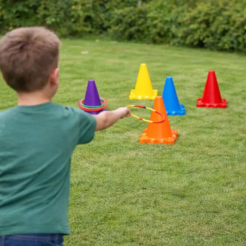 LEAN TOYS Spordioskuste mängude komplekt Sihtmärki viskamine 3in1