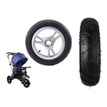 LEAN CARS Plastikratas kummirehviga (täispuhutav) PRO 700 esiratas