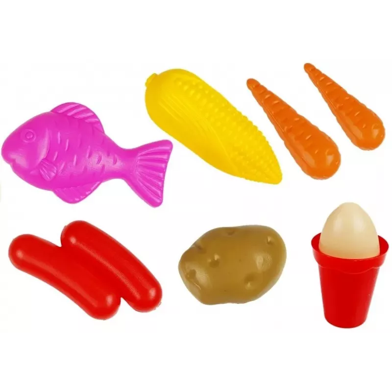LEAN TOYS Interaktiivne köök lastele koos külmiku, veekraani ja tarvikutega, 58 osa