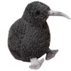 LEAN TOYS Plush Kiwi Bird Soft Toy Mascot Cuddly Toy Black 17cm