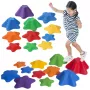 LEAN TOYS Sensory Path Stones 6 Colored Stones 3 Sizes