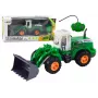 LEAN TOYS Ekskavaator-laadur R/C Kaugjuhtimisega Tõstev Rööbas Roheline