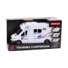 LEAN TOYS Car Camper Valge Tuled Helid Avanevad Uksed