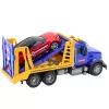 LEAN TOYS Auto-transportöör veokikomplekt tulede ja helidega, 4 mänguautot
