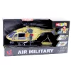 LEAN TOYS Military Helicopter with Hook and Stretcher - Lights & Sounds - 1:14 Scale