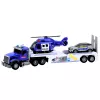 LEAN TOYS Politseiveok Kopter Auto Politseiauto Tuled Helide Komplekt