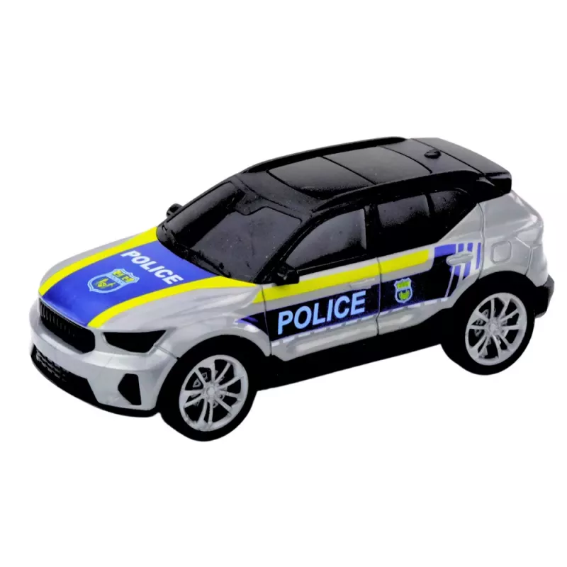 LEAN TOYS Politseiveok Kopter Auto Politseiauto Tuled Helide Komplekt