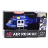 LEAN TOYS Politseihelikopter kraana, tulede ja helidega, sinine