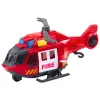 LEAN TOYS Fire Helicopter with Crane Lights and Sounds Red