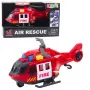 LEAN TOYS Fire Helicopter with Crane Lights and Sounds Red