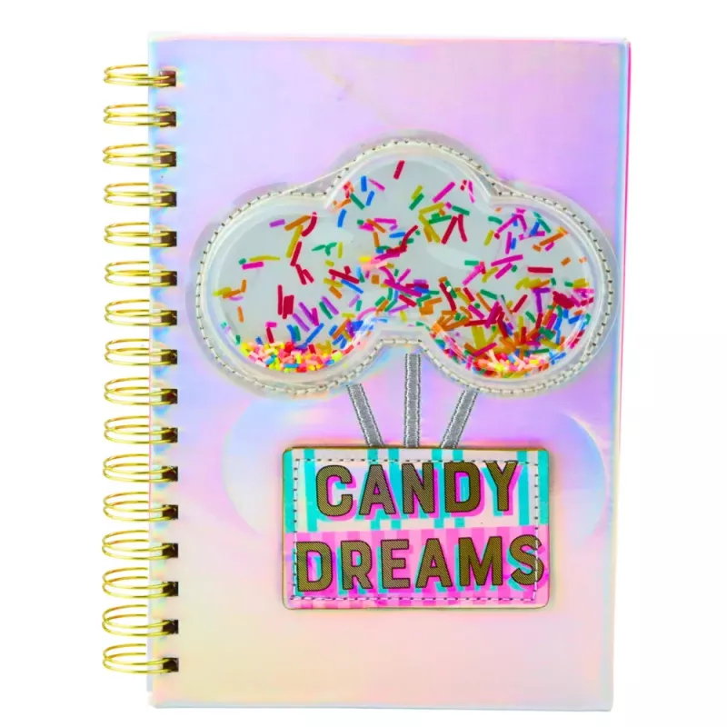 LEAN Candy Dreams Holographic A5 Lined Notebook 90 Sheets
