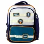 LEAN Kooli seljakott Space Patches mereväesinine 16L