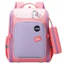 LEAN Koolikott Ükssarviku Rinnarihmaga Pastelroosa 21L 39cm