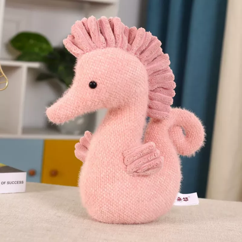 LEAN TOYS Plush Mascot Cuddly Water Horse Pink 25cm