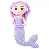 LEAN TOYS Plush Mermaid with Corals Cuddly Toy Purple 32cm