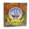 LEAN TOYS Kolmemastiline Purjelaev Dekoratiivmudel Valge 24x23cm