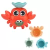 LEAN TOYS Crab Bath Toy Set Sea Animals 12 pcs