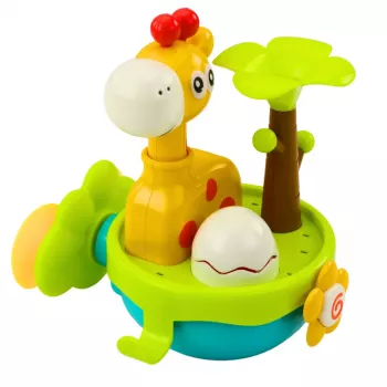 LEAN TOYS Vannimängukaelkirjak Sensoorne Interaktiivne Imikutopsid Värviline