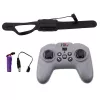 LEAN TOYS RC Sports Car Remote Controlled Smoke Effect 2.4G Black