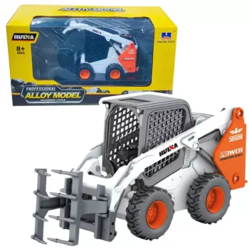 Huina 22754 Rataslaadur haaratsiga Metall Valge 1:50 Valumudel