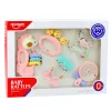 LEAN TOYS Meelte ja hammaste komplekt beebidele Roosa 5tk