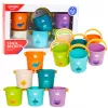 LEAN TOYS Vannikopade Komplekt Aukudega Värvilised 6tk