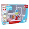 LEAN TOYS Patareitoitega Võrevoodi Karussell Universaalsete Klambritega Sinine