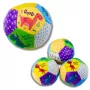 LEAN TOYS Pehmete pallide komplekt dinosaurustega, värvilised 9cm 3tk
