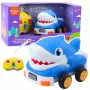 LEAN TOYS Remote Control Car RC For Toddlers Blue Shark