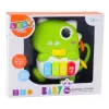 LEAN TOYS Mini Piano for Toddlers Dinosaur Green Lights and Sounds