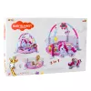 LEAN TOYS Beebi Mängumatt Pallibassein 3in1 Unicorn Roosa
