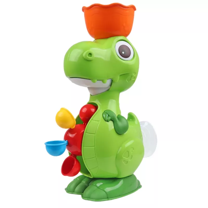 LEAN TOYS Bath Toy Set Dinosaur with Grinder Accessories 8pcs