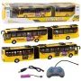 LEAN TOYS RC 1:32 Kollane Liigendatud Kaugjuhitav Trollibuss Koolibuss