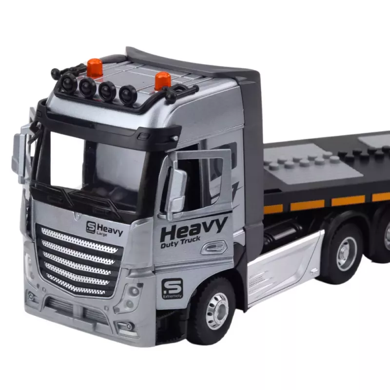 LEAN TOYS Kaugjuhitav RC Pukseerimisauto Ekskavaatori Valgustuse ja Helidega 1:24