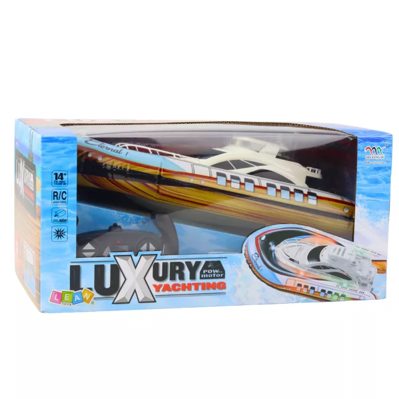LEAN TOYS Luksusjaht Paisutatav Kaugjuhitav Paat RC LED Tuledega