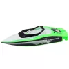 LEAN TOYS Kaugjuhitav RC Paat Valge-Roheline 15cm