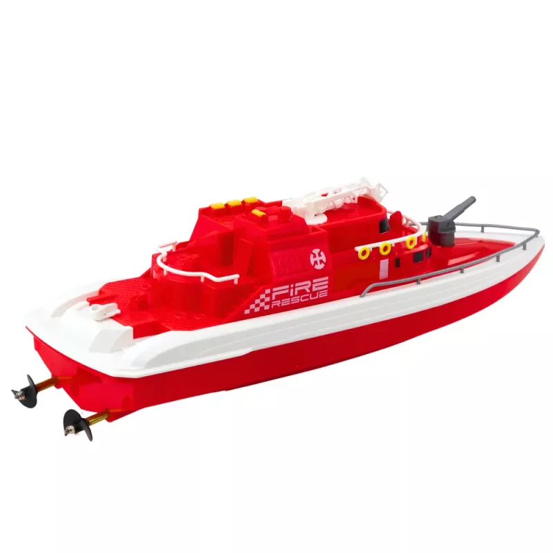 LEAN TOYS Kaugjuhitav Paat RC 1:28 Punane