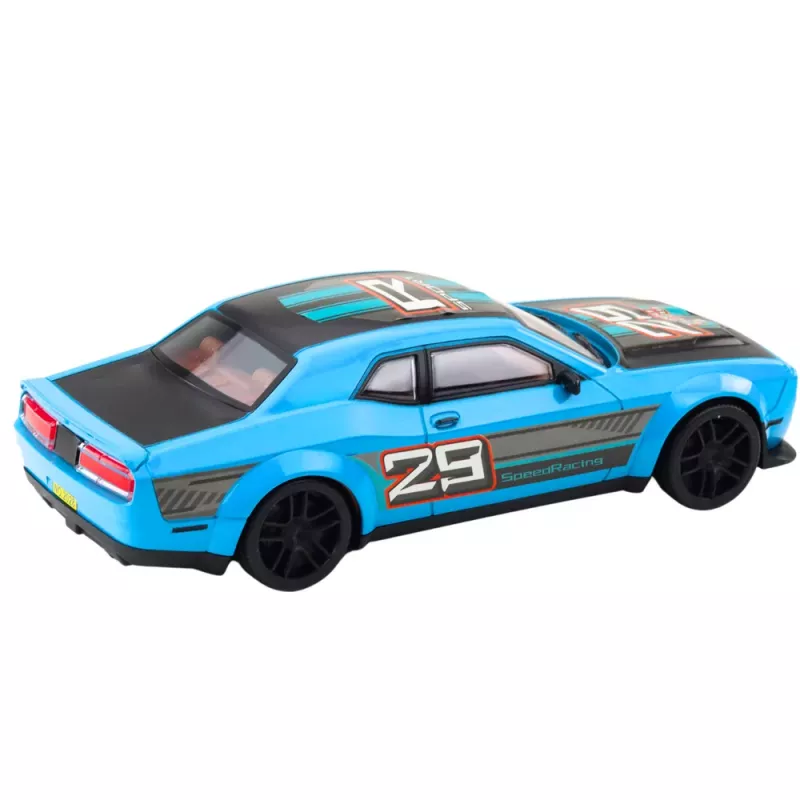 LEAN TOYS Tagaveoline Sportauto Sinine 1:16 RC