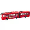 LEAN TOYS Liigendbuss avatavate uste, tulede ja helidega - Punane 1:16