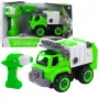LEAN TOYS Prügiauto kaugjuhitav kruvikeerajaga roheline 2 in 1