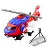 LEAN TOYS Päästekopter kanderaami, konksu, vintsiga, sõit, tuled, helid, segafunktsioonid