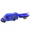 LEAN TOYS Politsei Päästeauto Paat Veoauto Helikopter Sinine Komplekt