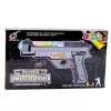 LEAN TOYS Patareitoimel Püstolrelv Värviliste Tulede ja Helidega 24cm