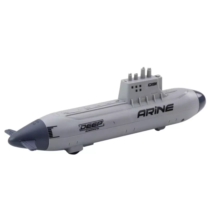 LEAN TOYS Laev Allveelaev Torpeedo Laskmine Sõit Hall 28cm