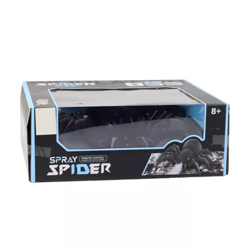 LEAN TOYS RC Black Widow Remote Control Spider Smoke Effect