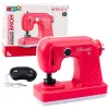 LEAN TOYS Mänguõmblusmasin Hiirega Lastele Hele Roosa